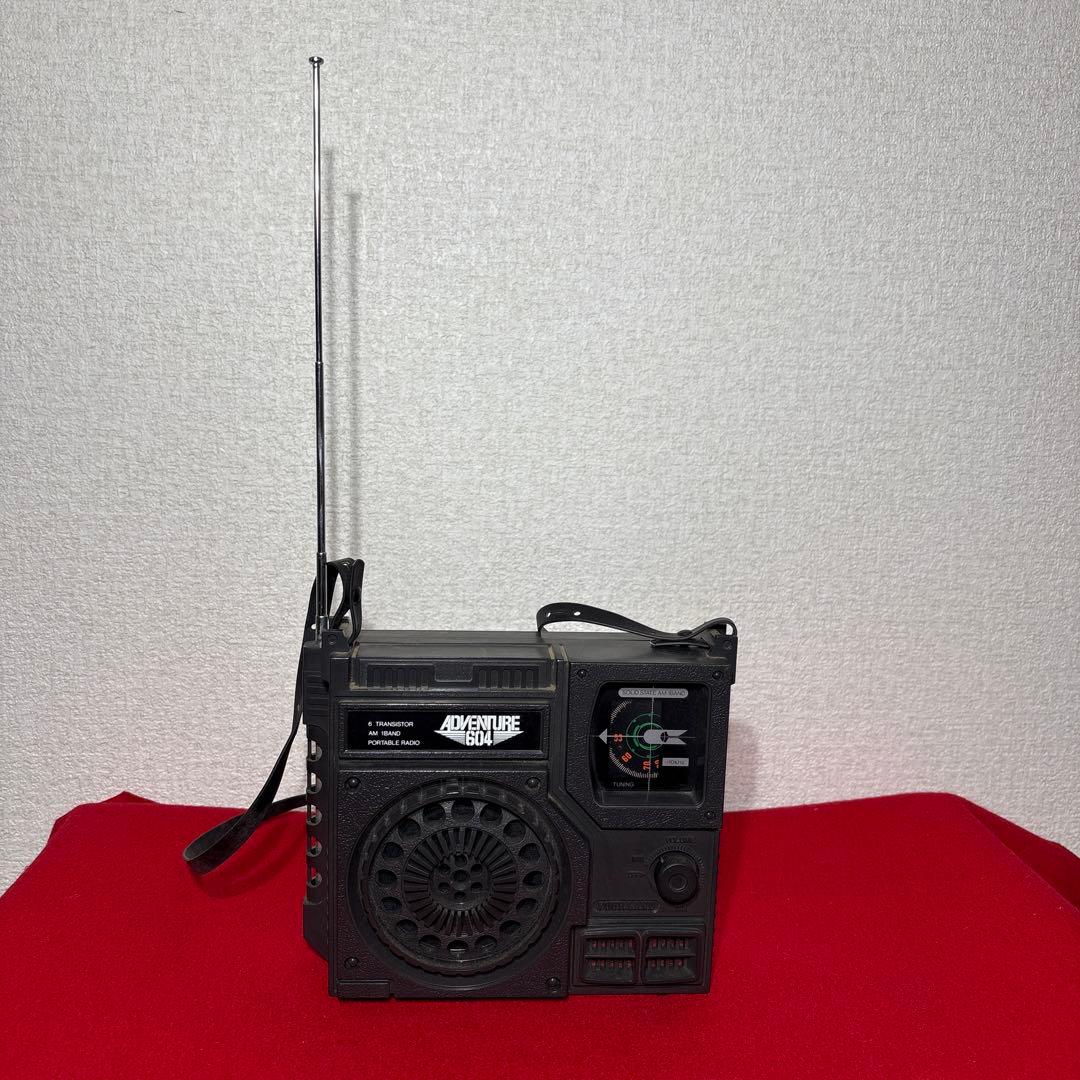 アドベンチャー604 トランジスタラジオ ポータブルラジオ 昭和レトロ