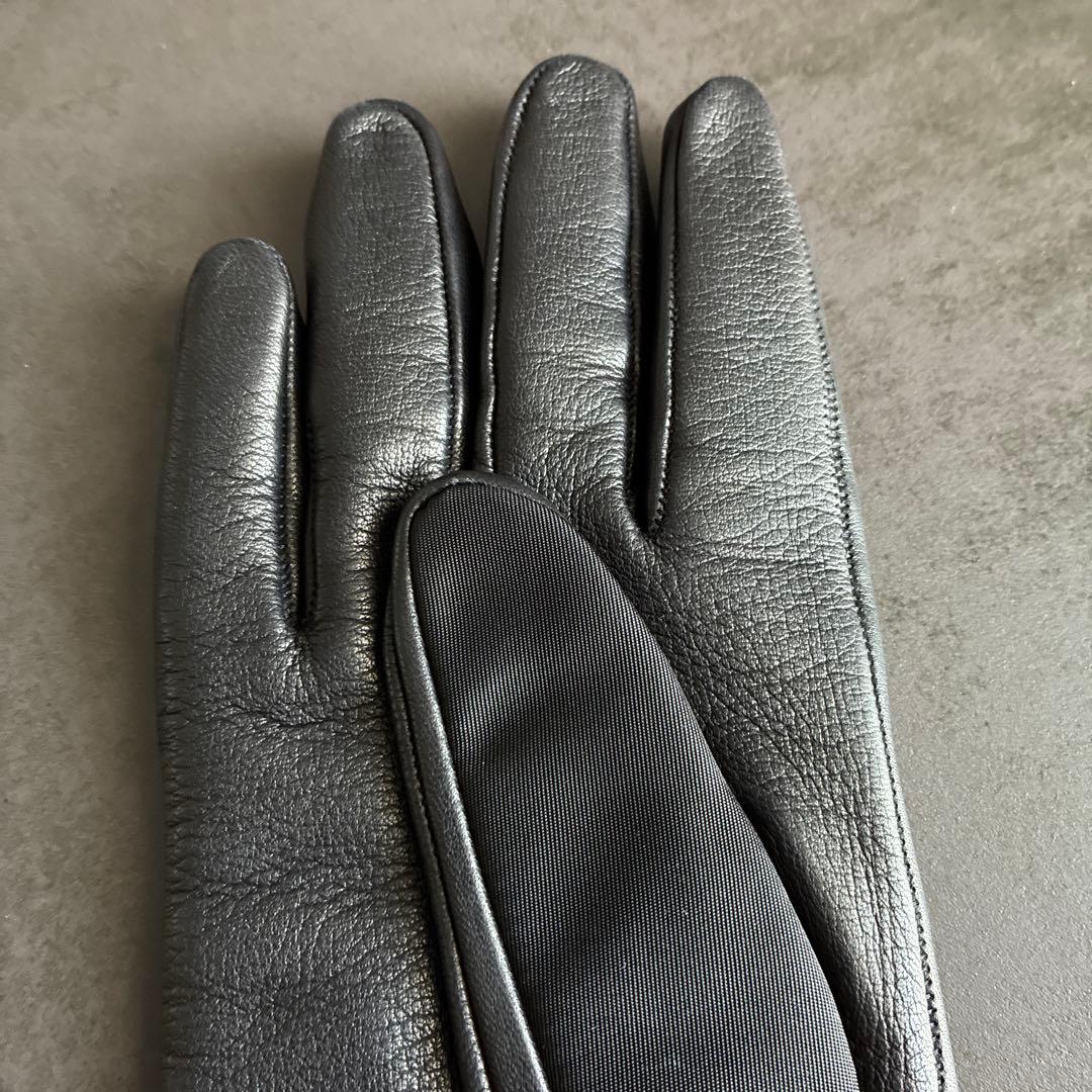 未使用 箱付き PRADA プラダ ナイロン レザー 手袋 - メルカリ