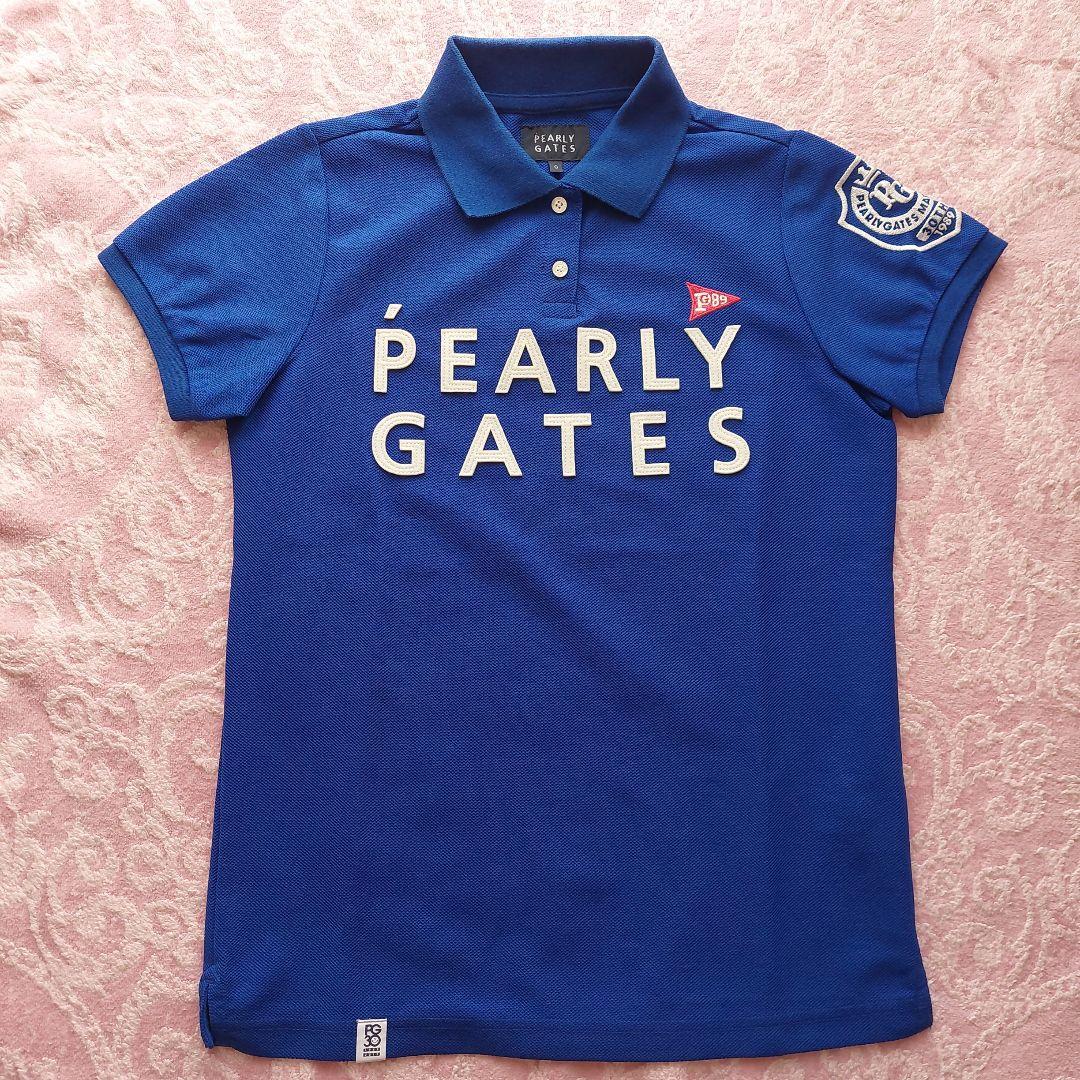PEARLY GATES ポロシャツ サイズ0 青 - メルカリ