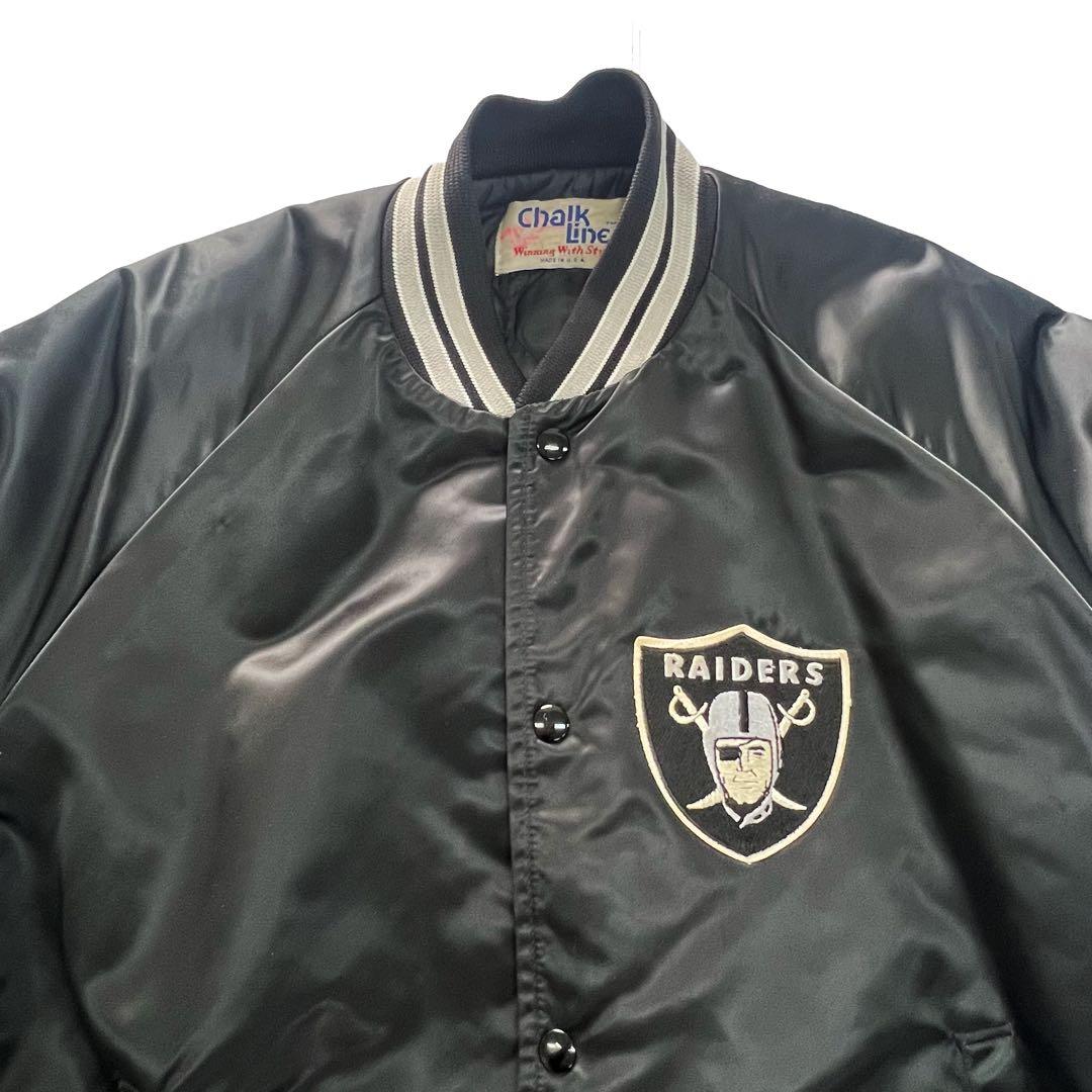 希少XL】チョークライン レイダース RAIDERS スタジャン - メルカリ