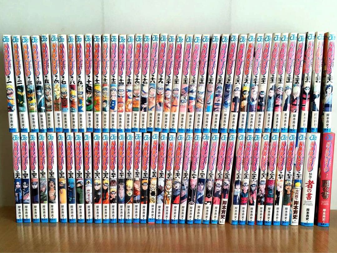 NARUTO ナルト 全巻セット＋者の書、闘の書 ナルト 秘伝の書 NARUTO 公式ブック 臨兵闘者皆陣 6冊セット 岸本斉史