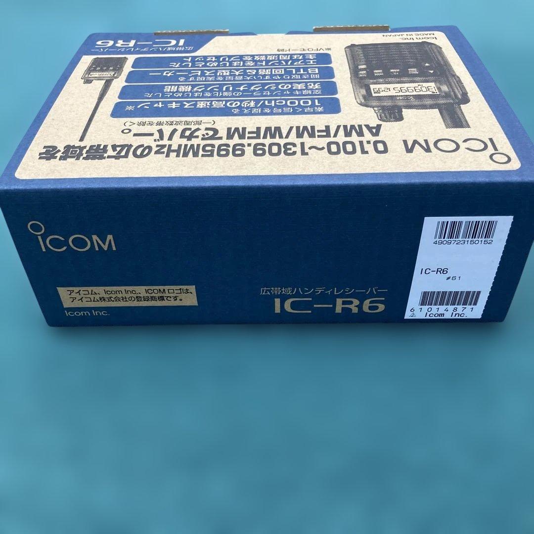 新品未使用】ICOM IC-R6 航空無線 エアバンド受信に最適
