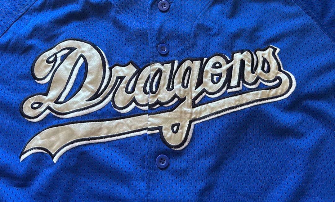 中日ドラゴンズ2002年ビジター ユニフォーム Lサイズ 青 - メルカリ