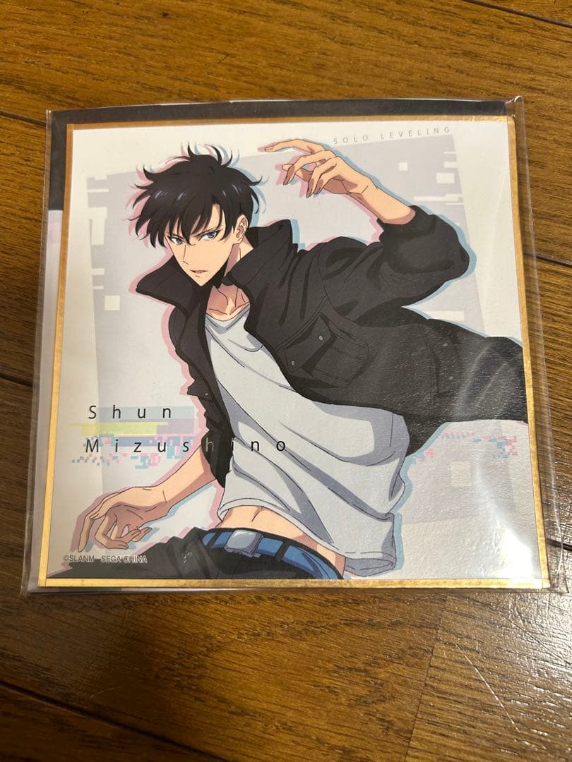 水篠旬 色紙 「セガ ラッキーくじ 俺だけレベルアップな件」 E賞