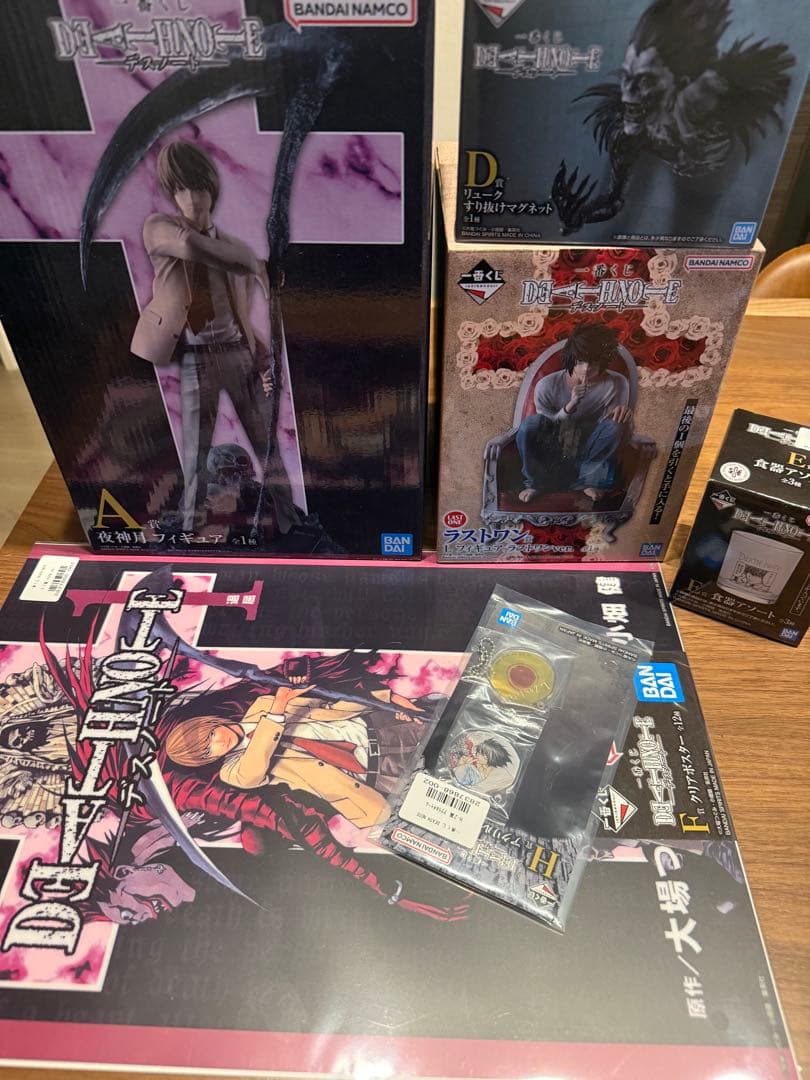 デスノート　一番くじ　A賞夜神月　ラストワン　D賞 E賞 F賞 H賞　6点セット 一番くじ DEATH NOTE｜一番くじ倶楽部｜BANDAI SPIRITS公式 一番くじ