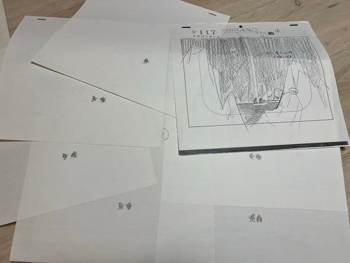 ドラゴンボール　原画　孫悟空　ヤジロベー　アニメ