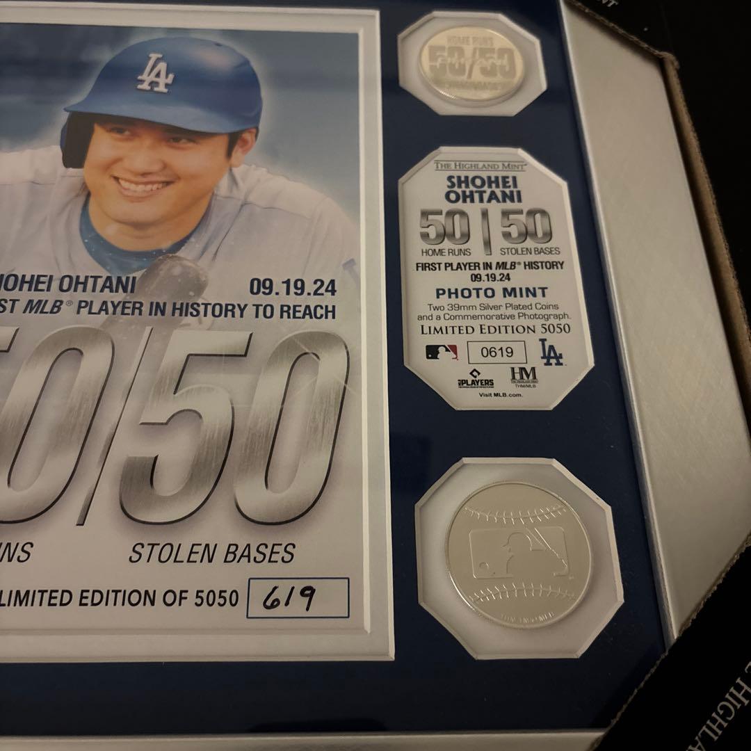 ドジャース大谷翔平50/50 達成記念ダブルコインフォトミント - メルカリ