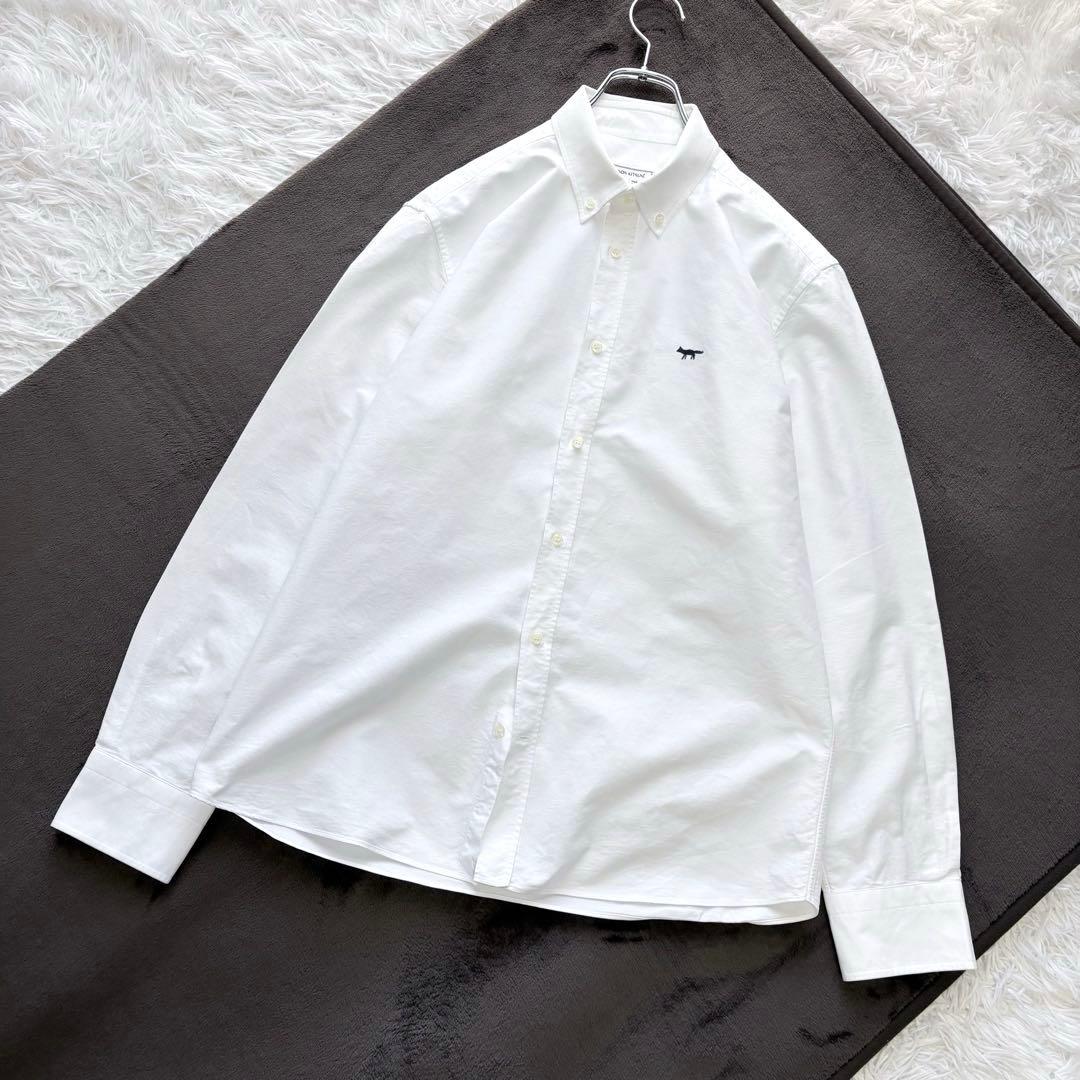 大きいサイズ42✨メゾンキツネ オックスフォードシャツ ボタンダウン