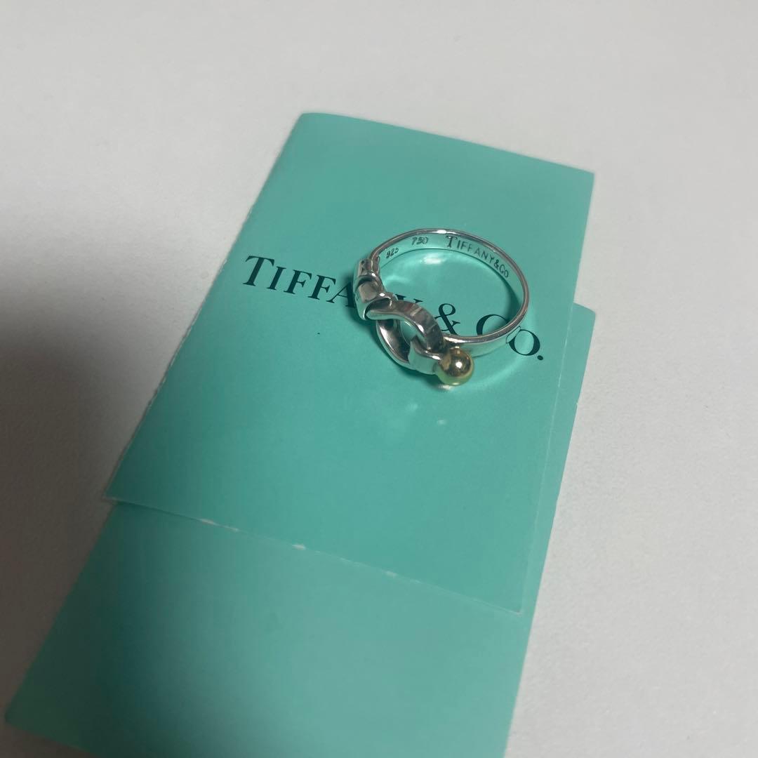 最終値下げ】ティファニー フック＆アイ コンビ リング 9号 指輪