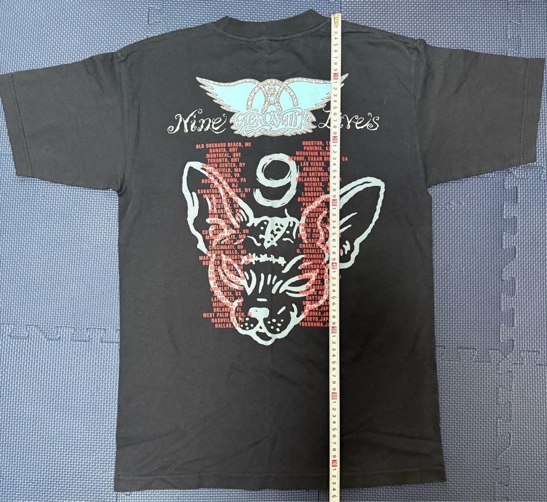 Nine Lives Tour Tシャツ90s Aerosmith エアロスミス