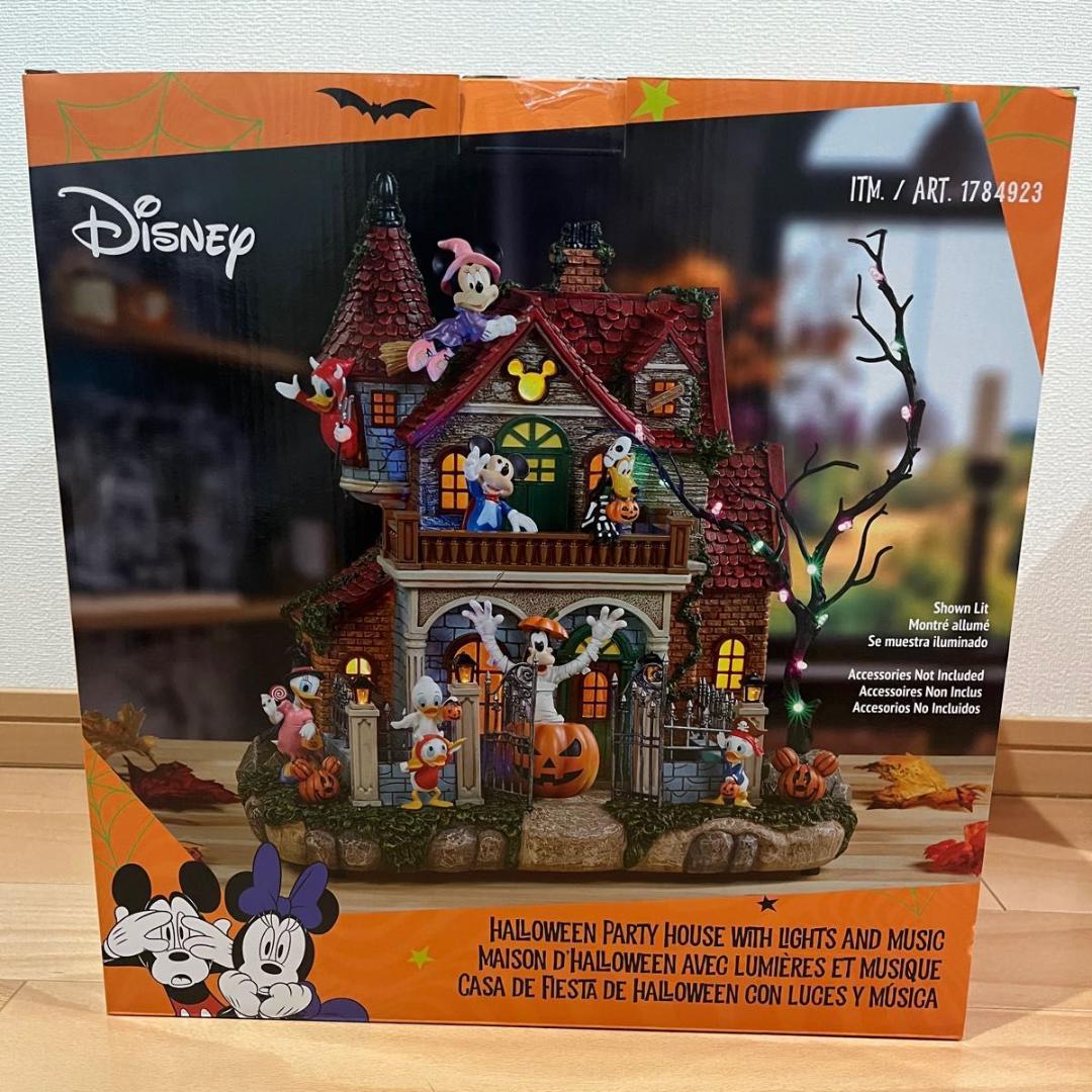 コストコ ディズニー ハロウィン フィギュア 置き物 ライト ミニチュア