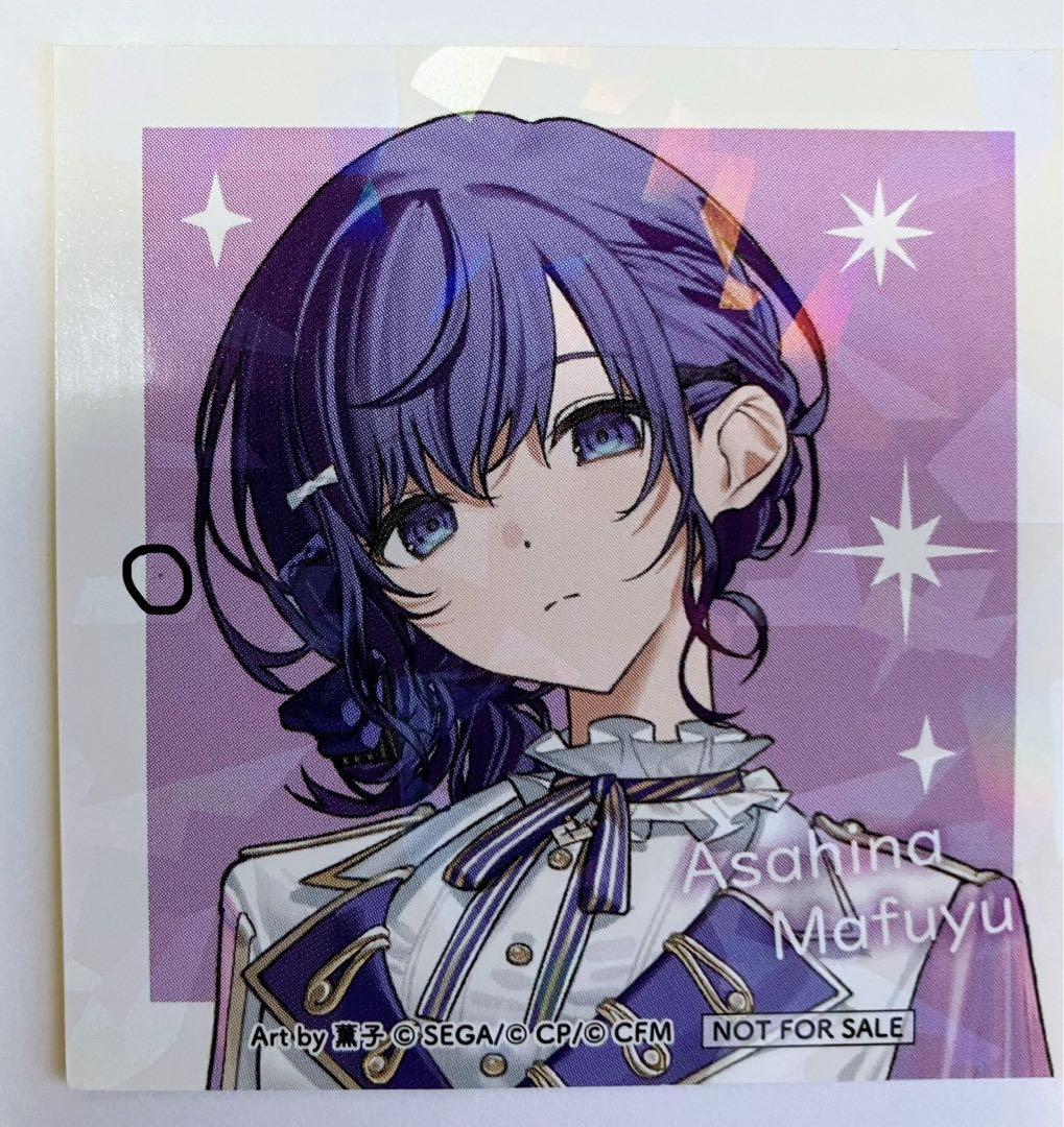 プロセカ 朝比奈まふゆ グリッター缶バッジ48a 感謝祭特典 ぱしゃこれ