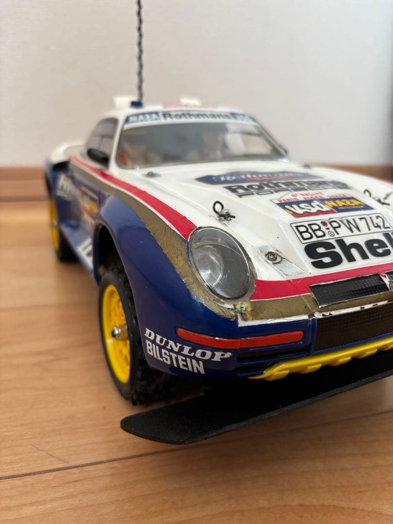 当時物！テクニゴールドモーター付き！】タミヤ 1/12RC ポルシェ959