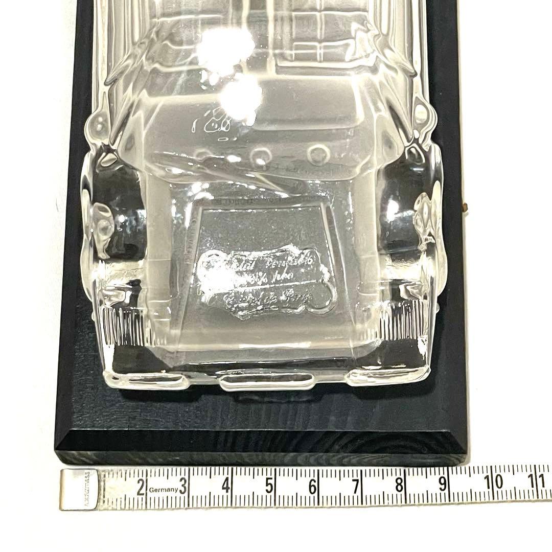 ランボルギーニ カウンタック クリスタル ガラス 置物 台座付き - メルカリ