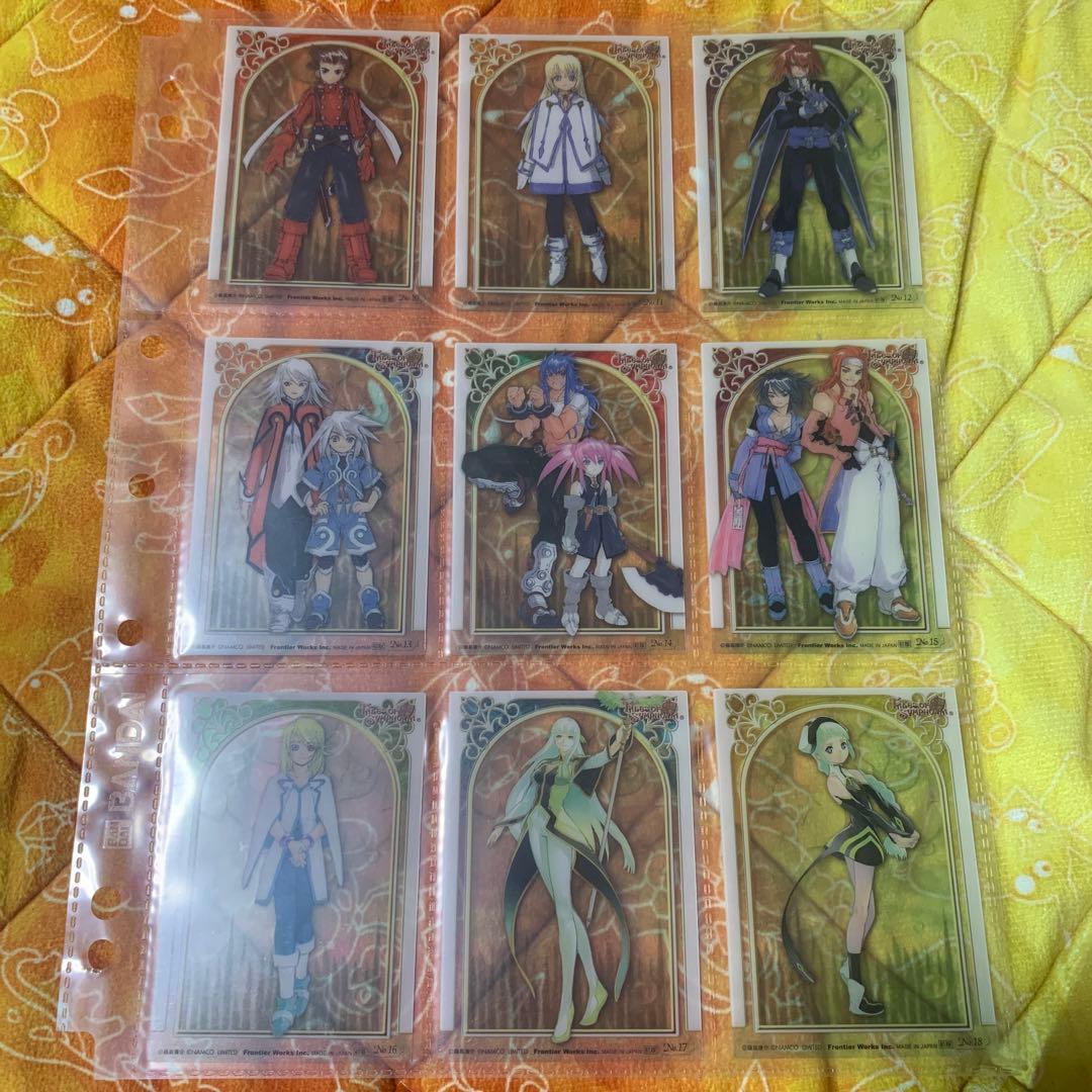 テイルズオブシンフォニア トレーディングカード フルコンプ、ボックス