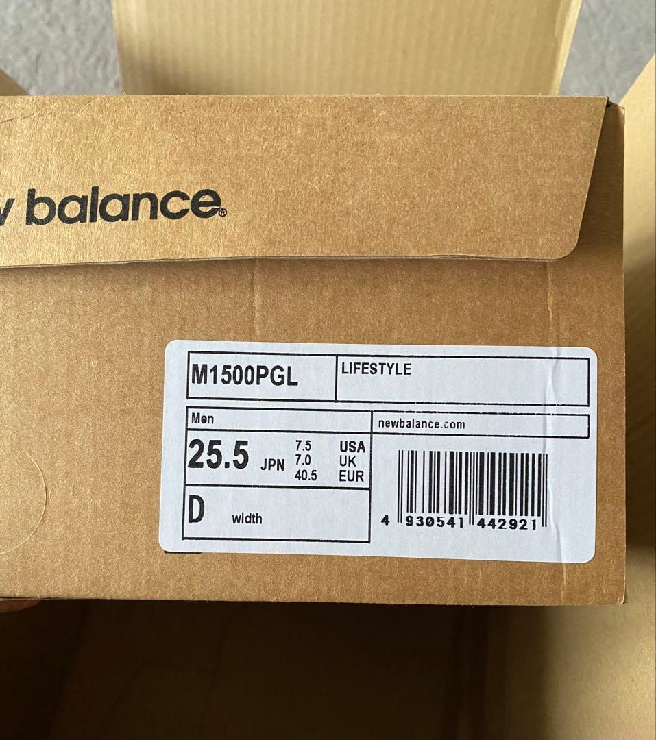 New Balance M1500PGL GRAY 25.5cm 新品未使用