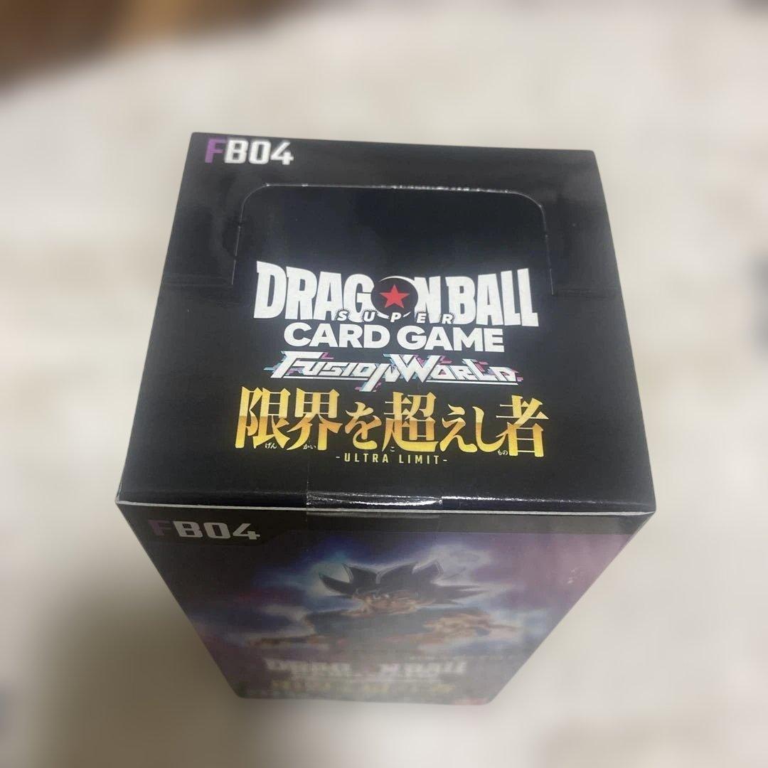 ドラゴンボールカードFB01.02.03.04 4箱セットテープ付未開封
