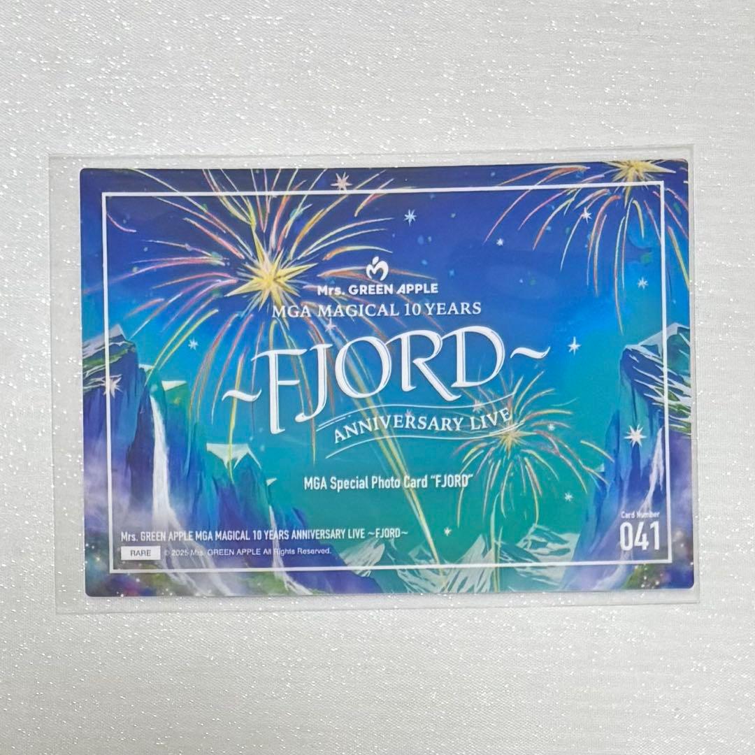 Mrs. GREEN APPLE FJORD フォトカード 大森元貴レア 41