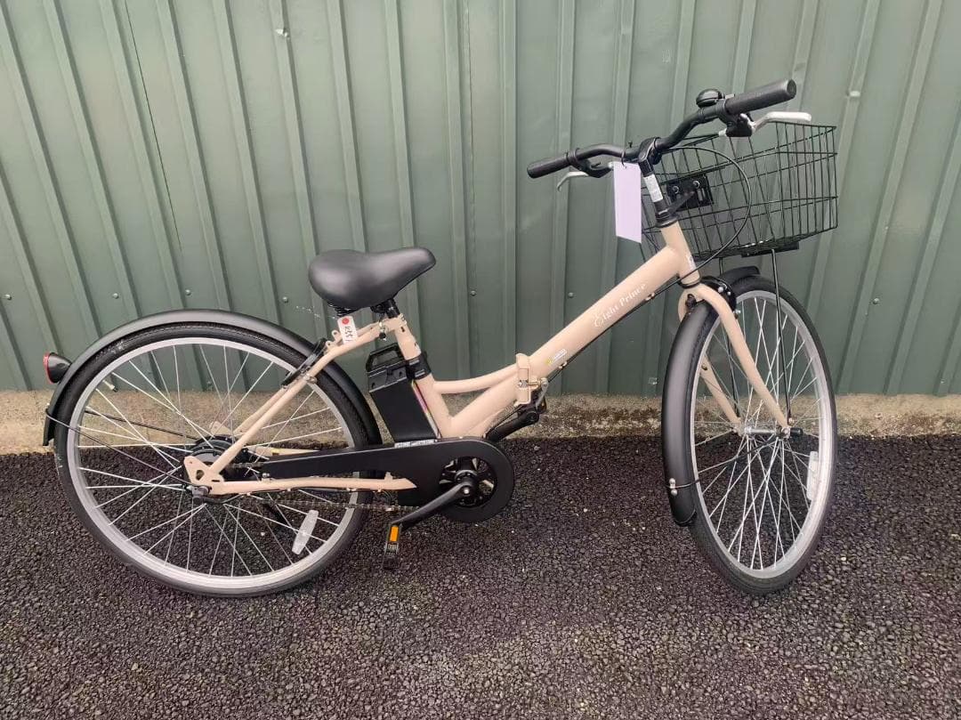 防犯登録無料！折りたたみ26インチ 電動アシスト自転車 通勤通学モデル