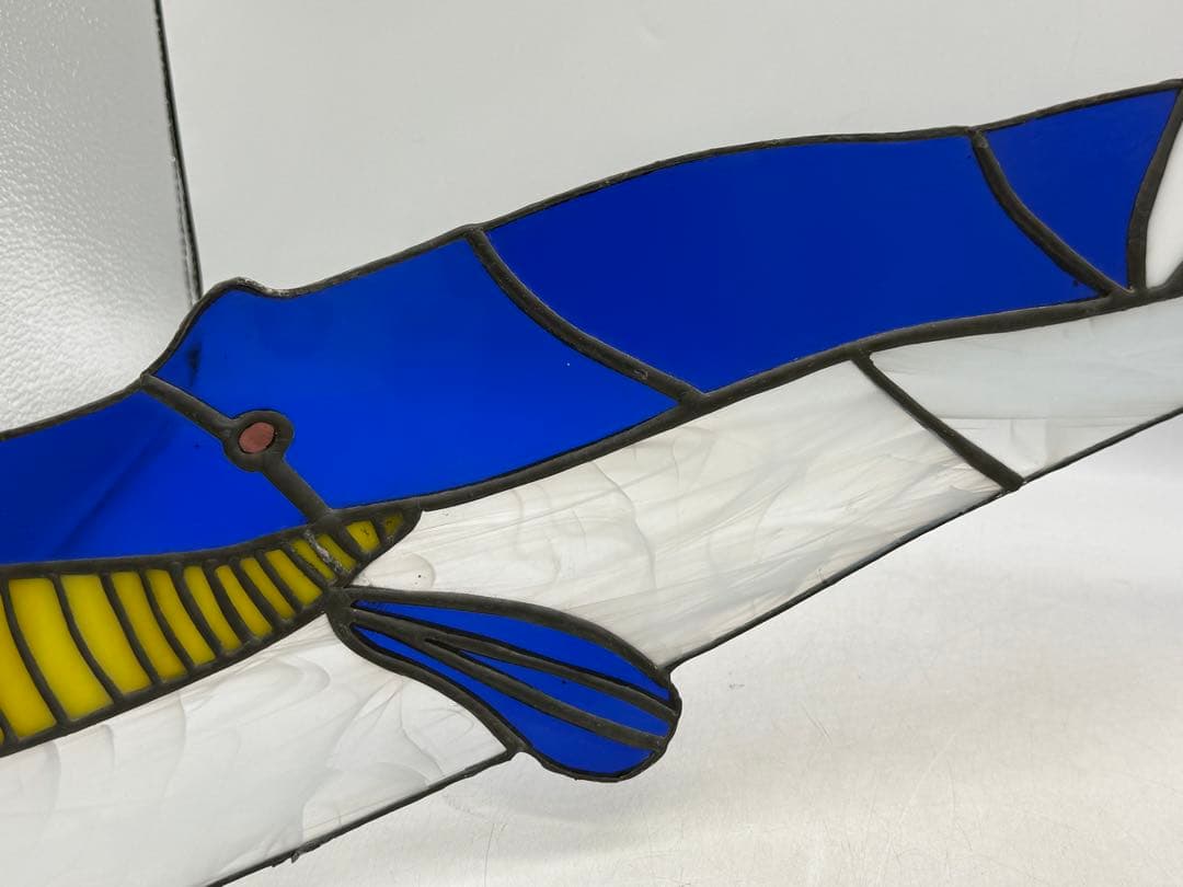 時代 ステンドガラス 抹香鯨 インテリア 置物 送料込み260131 - メルカリ