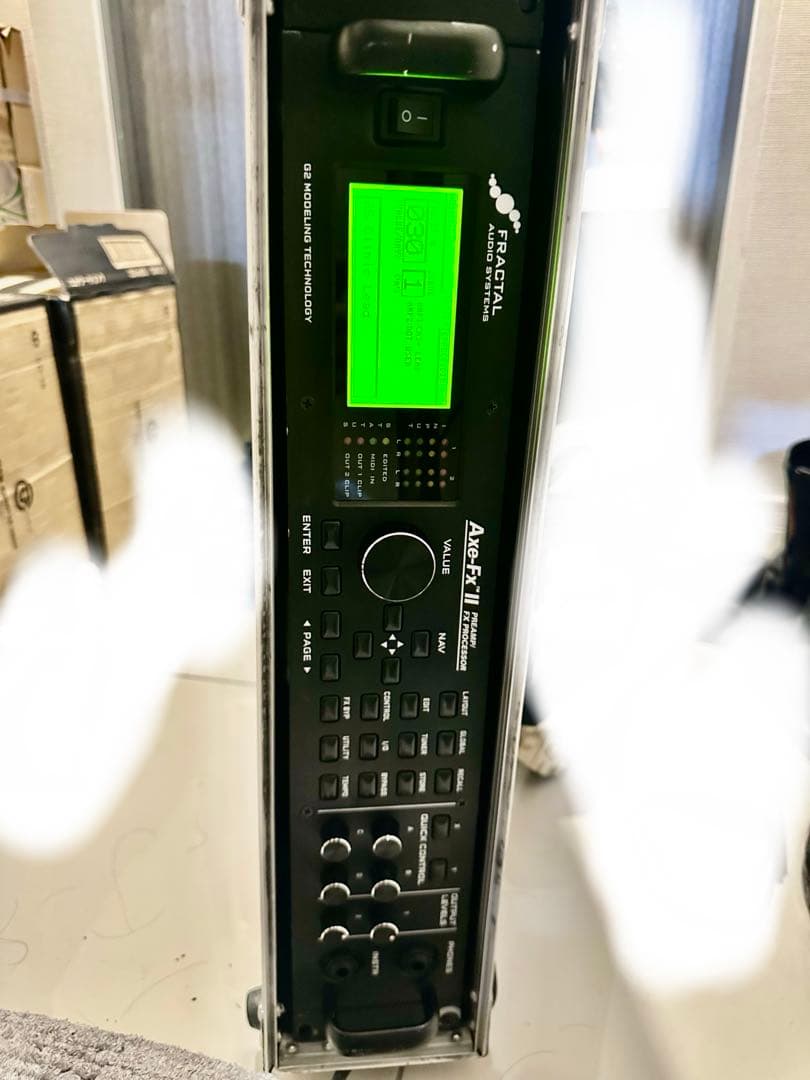 fractal audio axe fx2/w HATAノブ Fractal Audio Axe FX II Mark II Effect Rack Used from JAPAN Tested