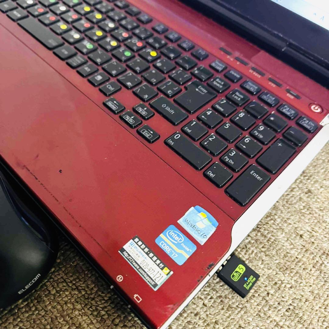 S228 NECノートパソコン i7メモリ8G高速Windows11オフィス付き - メルカリ