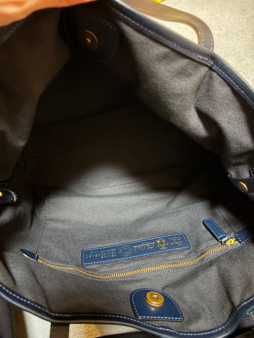 2025年購入　フェリージ　ナイロンレザートートバッグ　15/50/3/DS