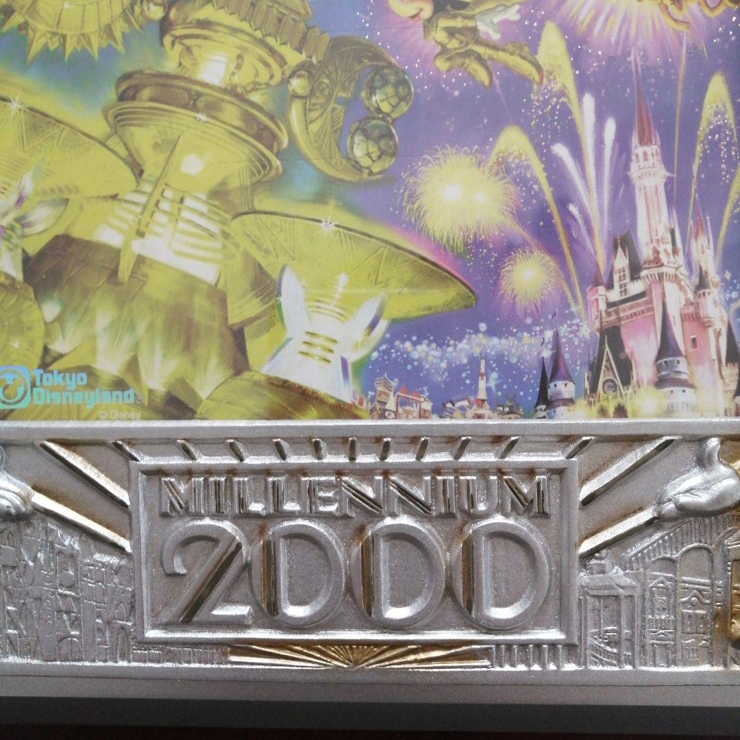 東京ディズニーランドミレニアム記念限定パスポート 額縁入　2000　JCB