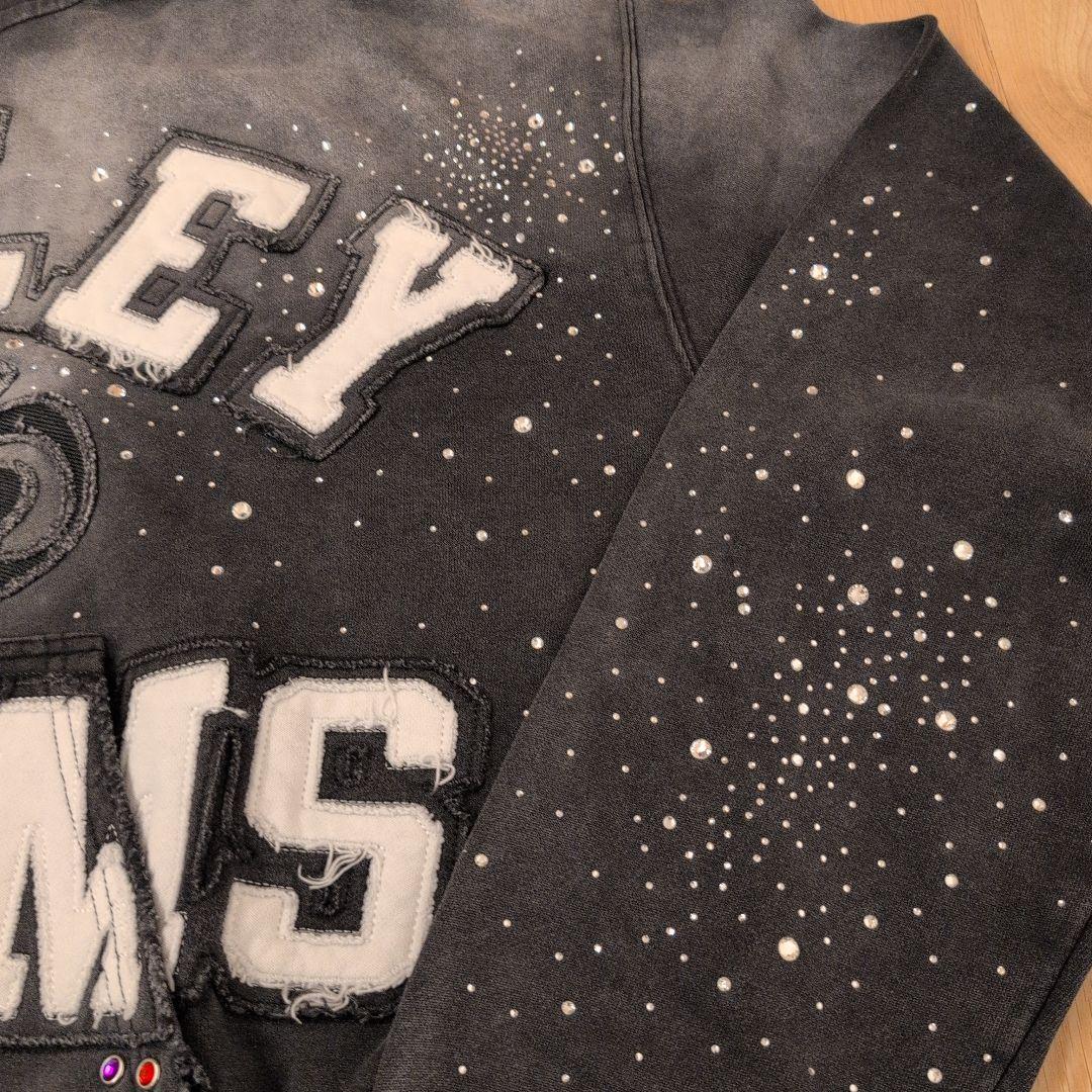 VALE FOREVER CLASSICO ZIP UP ストーン刺繍 XL 黒 - メルカリ