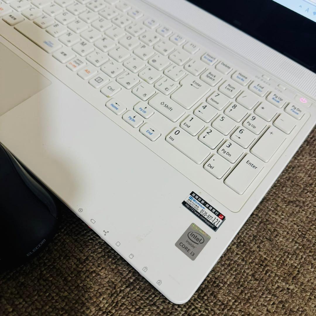 S289 NECノートパソコンWEBカメラSSD高速Windows11オフィス付 - メルカリ