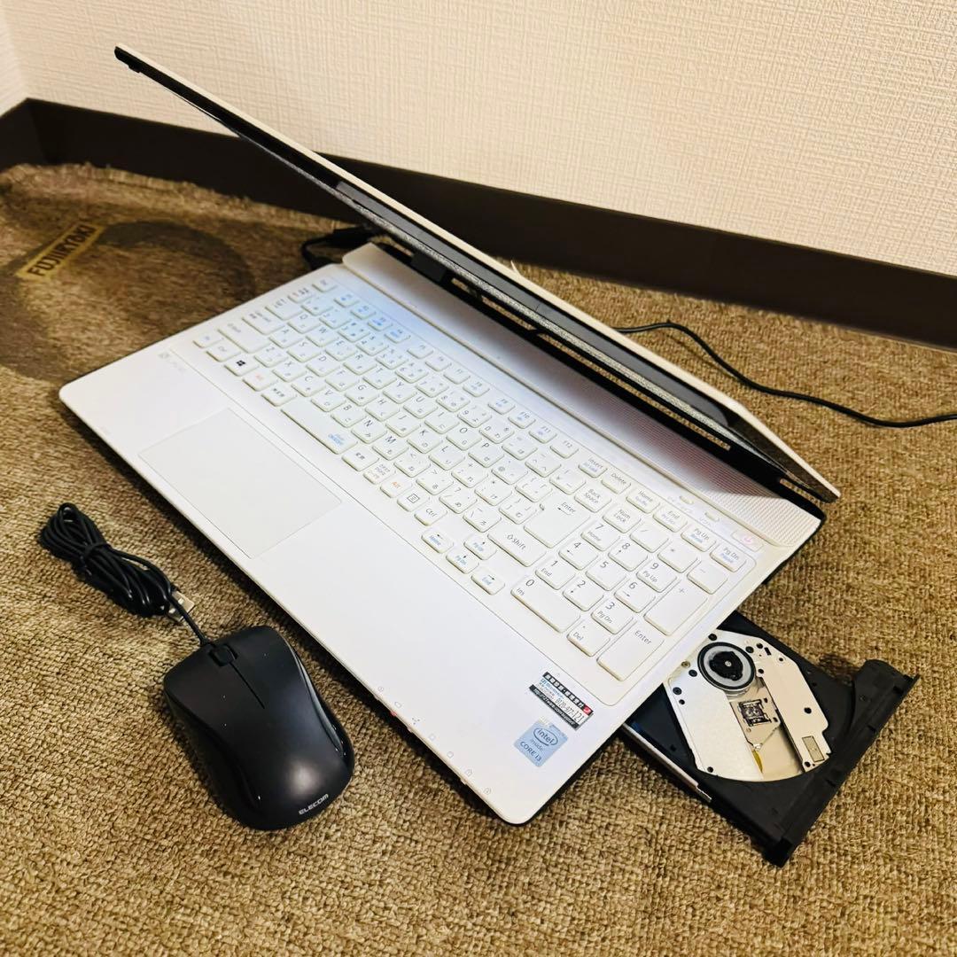 S289 NECノートパソコンWEBカメラSSD高速Windows11オフィス付 - メルカリ