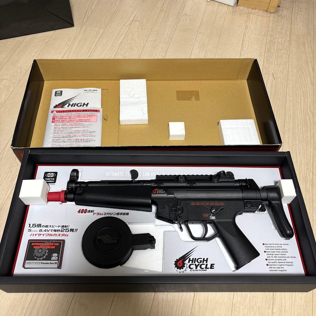 【ほぼ新品未使用】東京マルイ　電動ガン　MP5A5 ハイサイクルカスタム cg64025952_1200x.jpg?v=1755745468