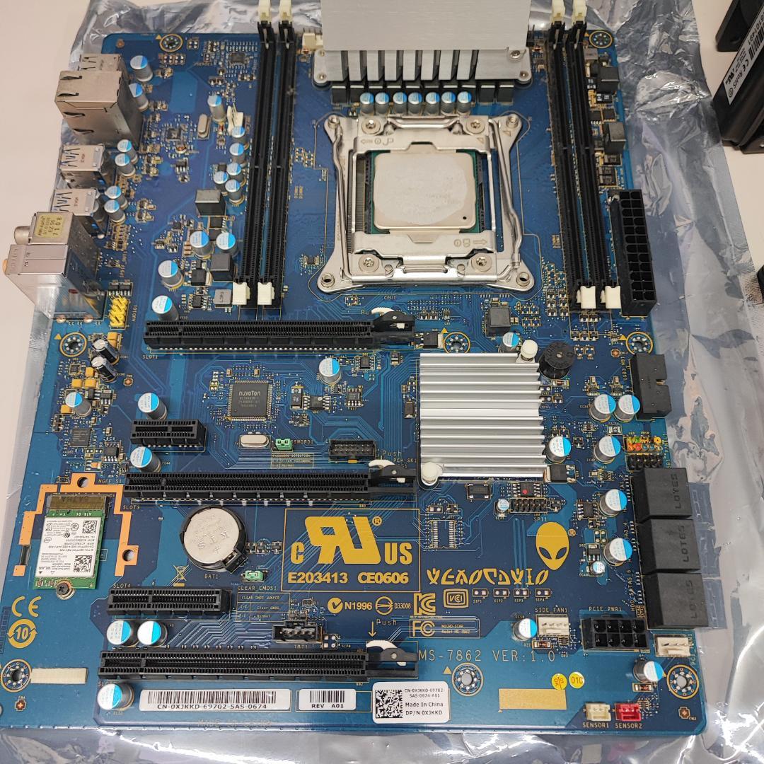 Alienwareマザーボード + I/Oパネル Nidec冷却ファン セット - メルカリ