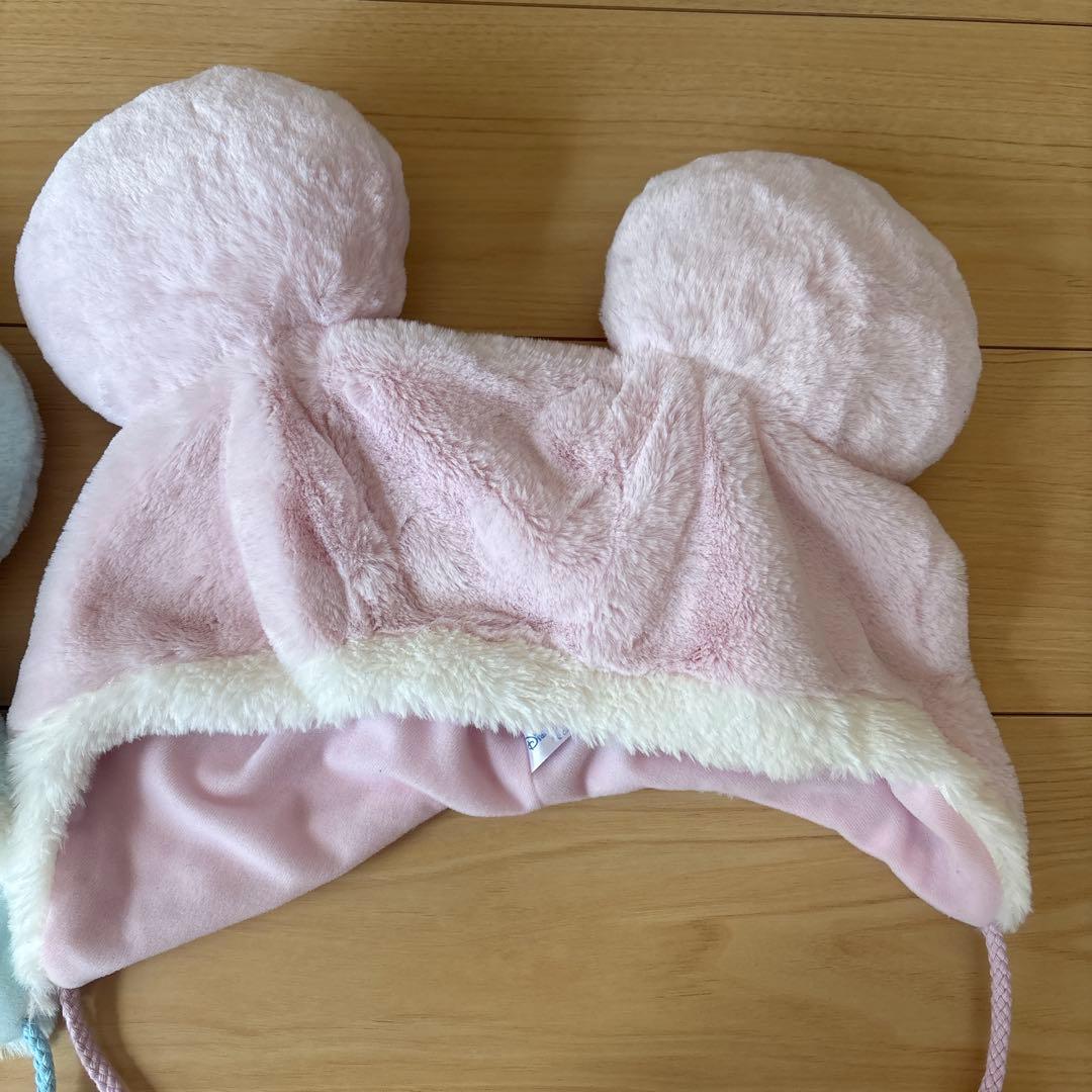 ディズニー ファンキャップ ピンク 水色 星 ミッキー ミニー - メルカリ