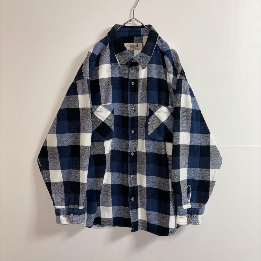 a*s様 《オーバーサイズ》BIG MACビッグマックチェックネルシャツヘビネル