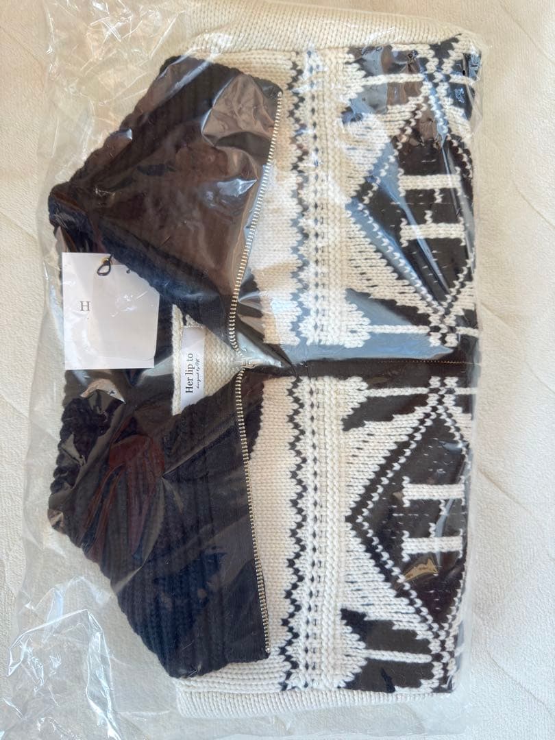 herlipto H Nordic Knit Zip Jacket - メルカリ
