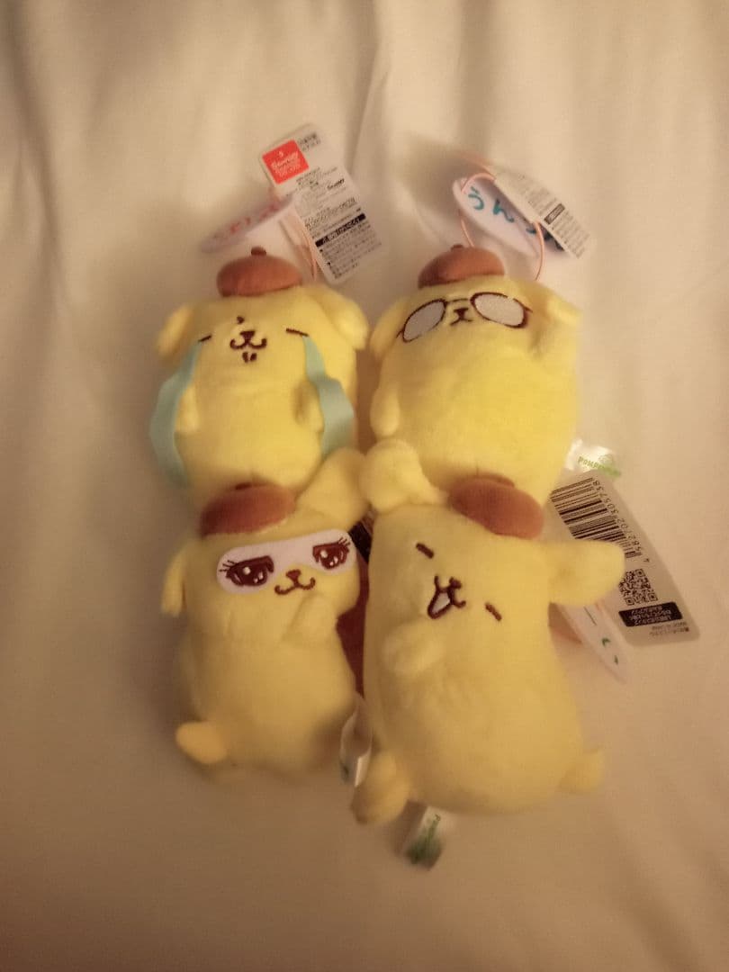 ポムポムプリン わらって♪もっと動くプリンマスコット　4種セット③ ええっ！プリンちゃんのマスコット、動くんだ！かわいすぎる…！欲しい