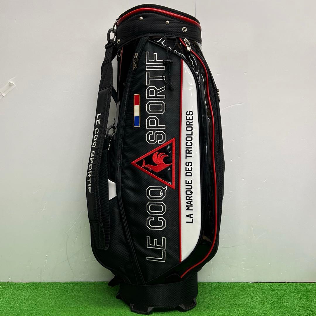 ルコックスポティフ　lecoqsportif ゴルフバッグ　9インチ　メンズ le coq sportif（ルコックスポルティフ） キャディバッグ メンズ 9型