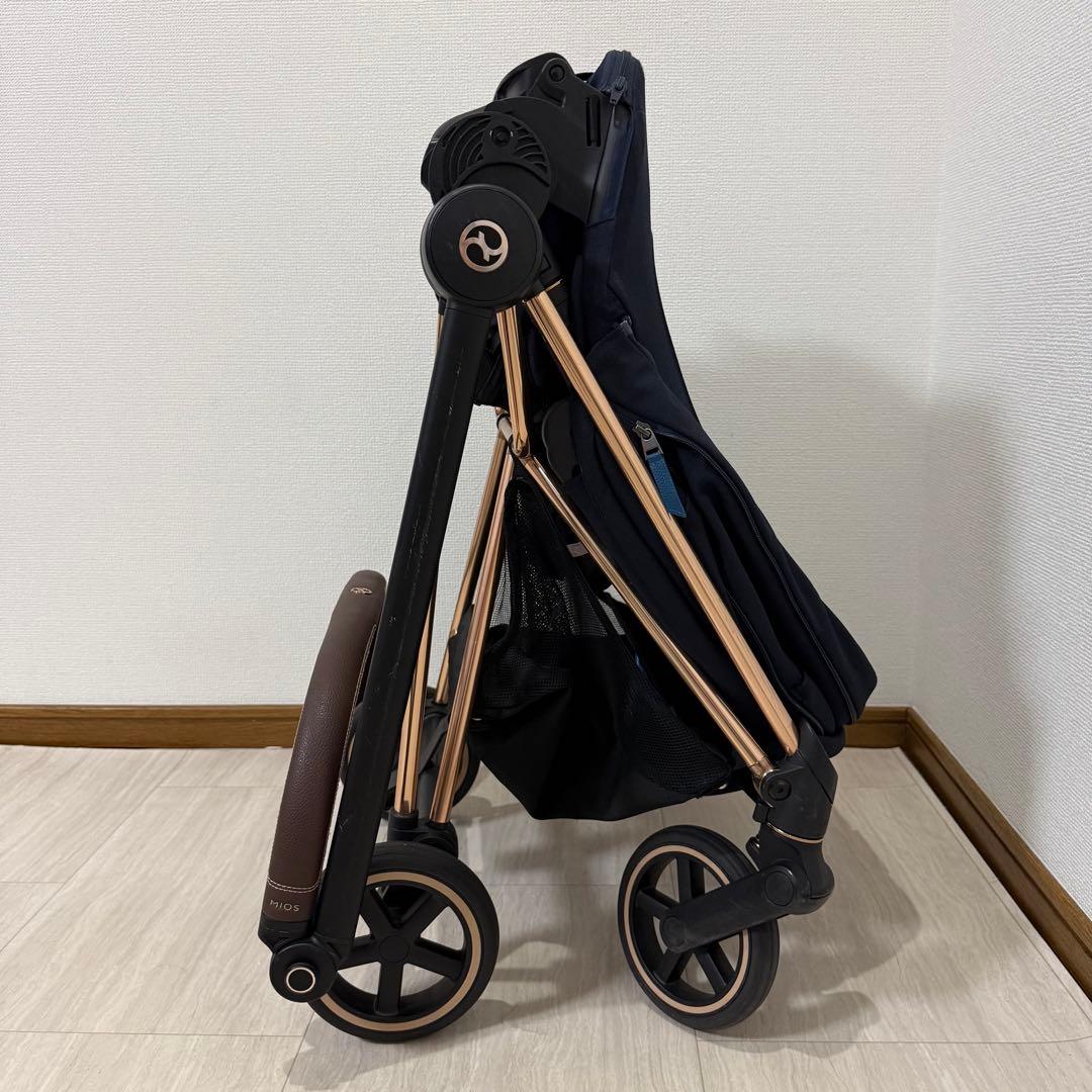美品】Cybex ミオス JP3 ローズゴールド ワンプルハーネス ベビーカー