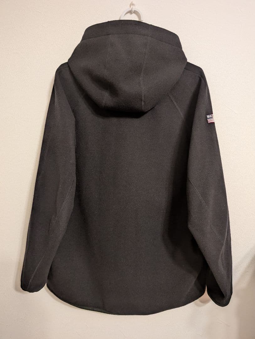 BRIEFING ブラック パーカーM