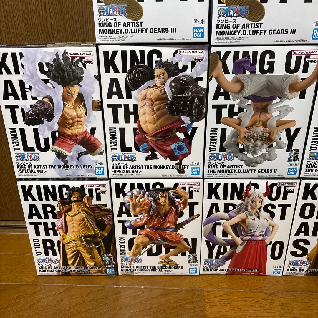 【未開封】ワンピース KING OF ARTIST 14個セット ニカ初版