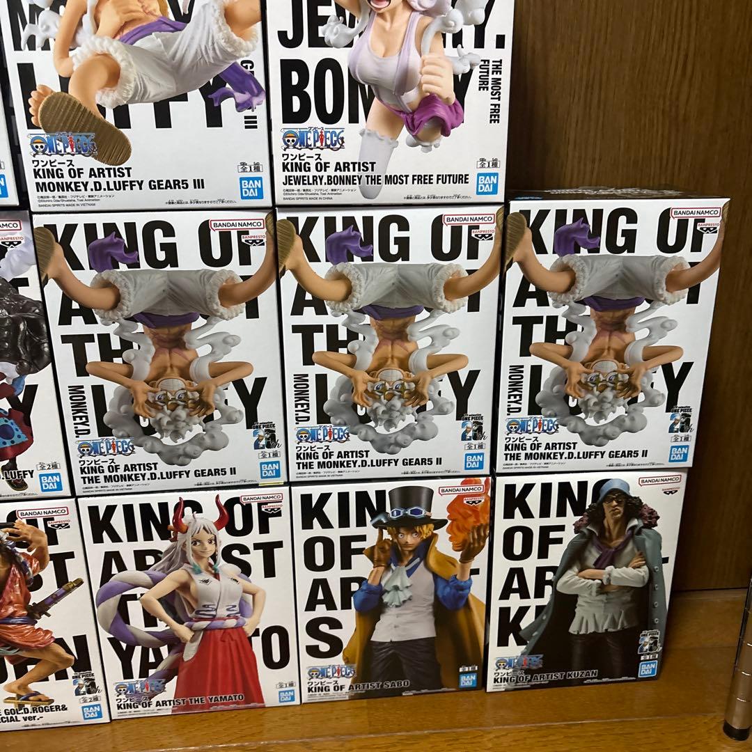 【未開封】ワンピース KING OF ARTIST 14個セット ニカ初版