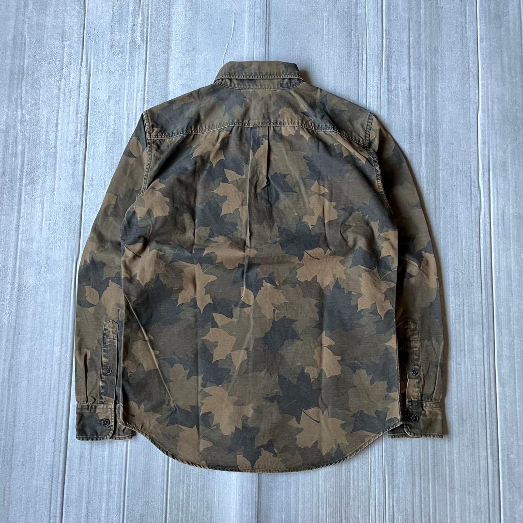 00s OLD GAP ミリタリーシャツ 迷彩 カモフラ フェード XS - メルカリ
