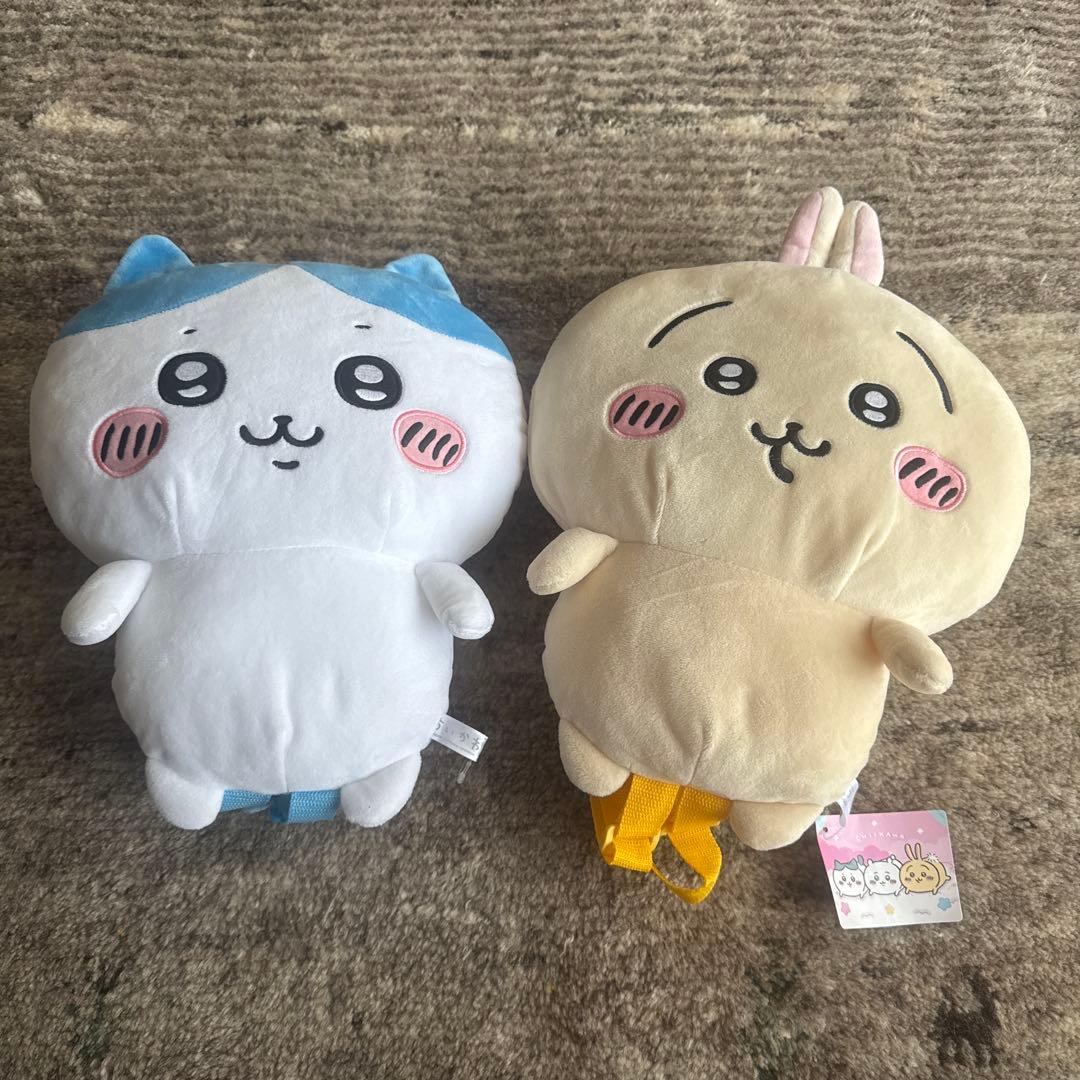 ちいかわ ぬいぐるみリュック うさぎ ハチワレ 未使用 - メルカリ