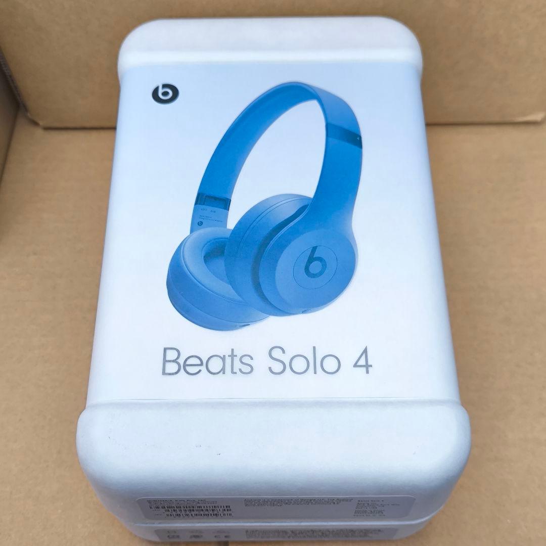 Beats Solo 4 ワイヤレスヘッドホン ブルー Beats Solo 4 オンイヤーワイヤレスヘッドフォン – スレートブルー