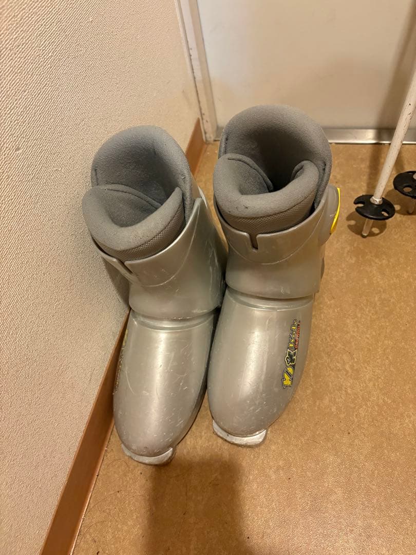 Head スキーセット (ブーツ24.5cm・ストック・板付) 約140cm - メルカリ