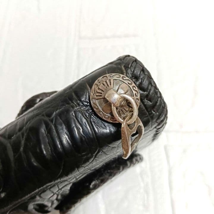 1979 MAD MONKEY 長財布 クロコダイル タイガーアイ コンチョ - メルカリ