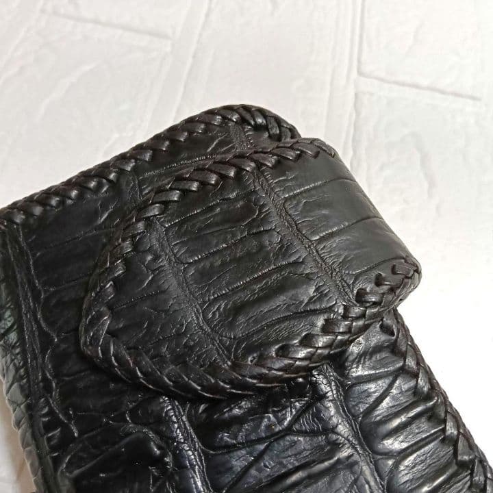 1979 MAD MONKEY 長財布 クロコダイル タイガーアイ コンチョ - メルカリ