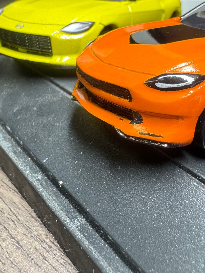 rz 34 トミカ3台セット イエロー オレンジ シルバー　オレンジが改造トミカ