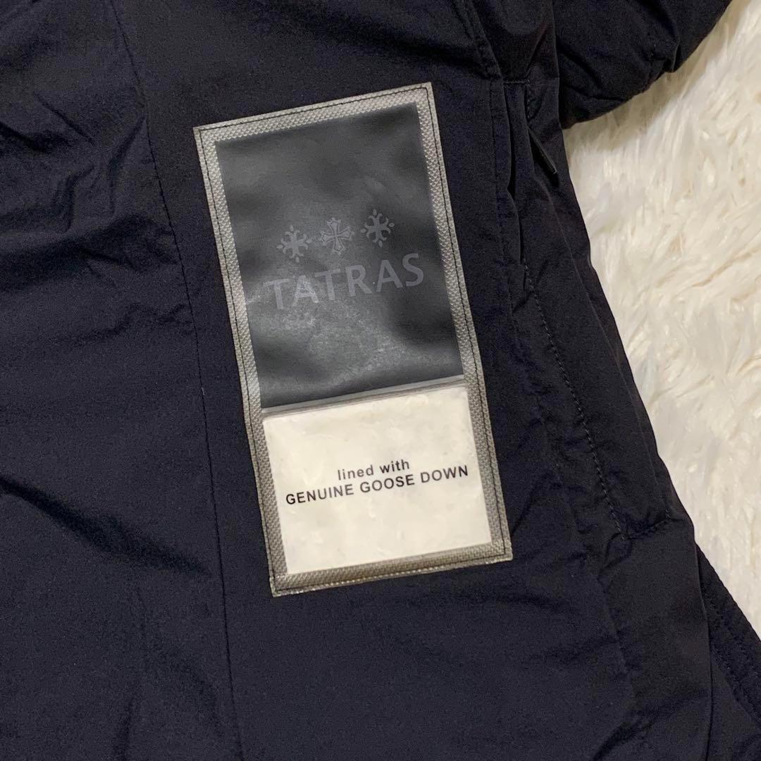 極美品 タトラス チムリア ダウンコート フード ラクーン ブラック